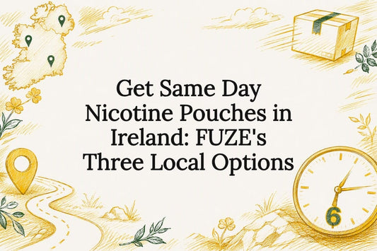 Decorative Ireland nicotine pouch title card