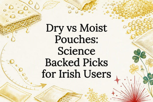 Dry and moist pouch science title card