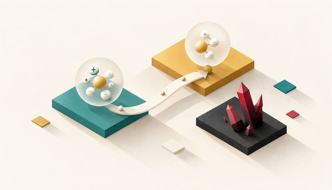 Abstract illustration of nicotine shifting forms